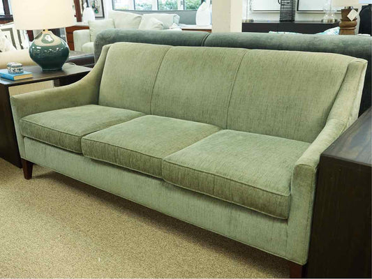 MG+BW 'Cara' Tight Back Sofa  in Grass Cloth Balasm Upholstery