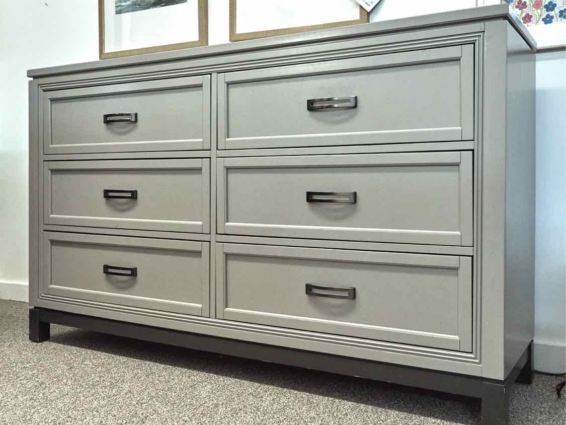 Aspen Home Gray Six Drawer Dresser
