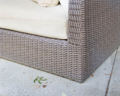 Janus et Cie 'Zeya' Gray Woven Wicker Outdoor Set