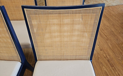 Set of 8 Blue Hand Home 'Ernest' Dining Chairs