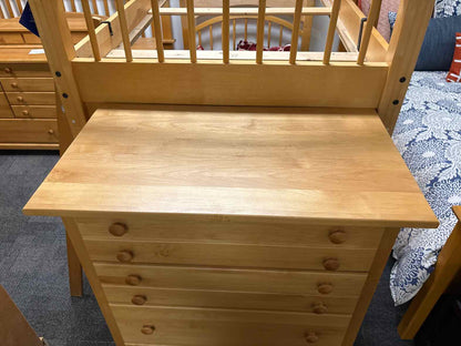 Maple 5 Drawer Chest