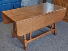 Maple Drop Leaf Table & Set of Four Slat Back Chairs