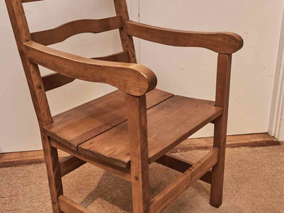 Domain Pine Plank Top Table &  8 Ladder Back Chair Set