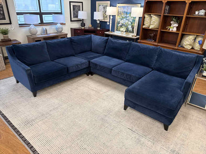 Jonathan Louis 'Margaret' Sectional in Navy