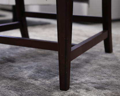 Pair of Ethan Allen Floral Upholstered Chairs