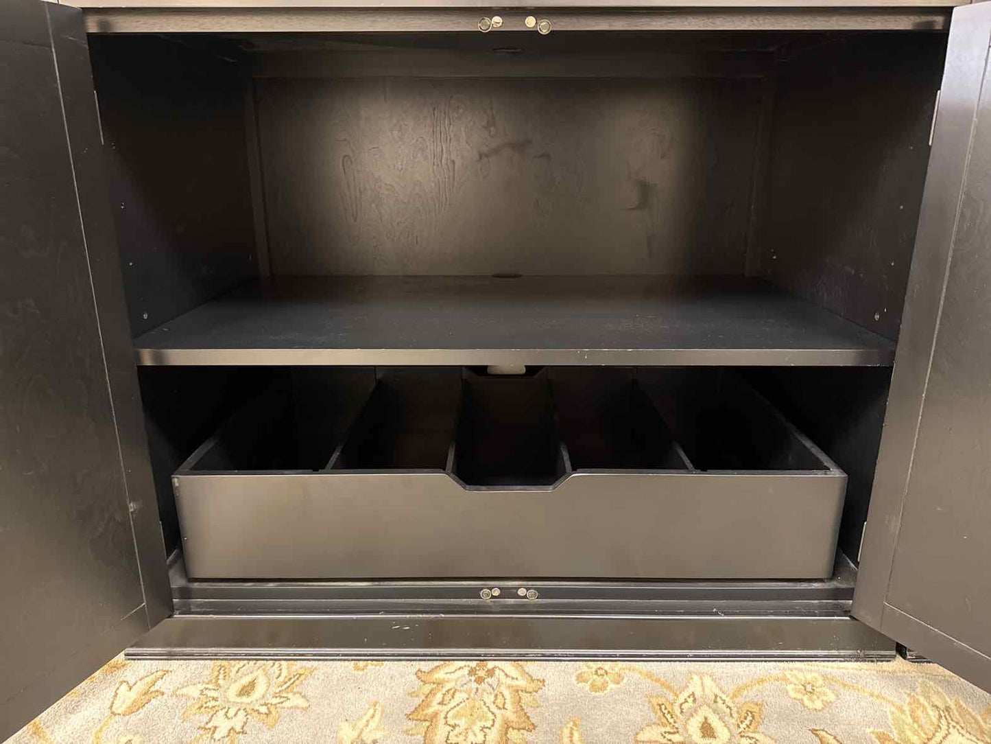 Pottery Barn Black China Cabinet