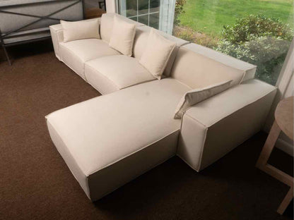 Rove Concepts 'Porter' 2 Piece Sectional In Alesund Mondern Felt Upholstery
