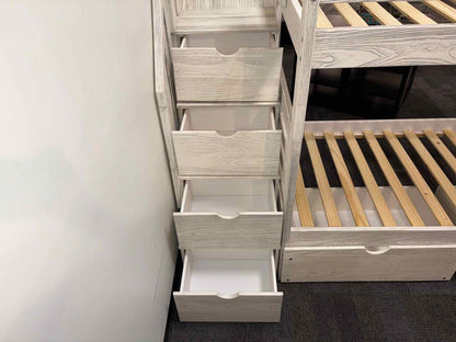 Twin Over Twin Bunkbed w/Storage Stairs