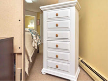 American Made 6 Drawer Lingerie Chest in Wildwood White Finish