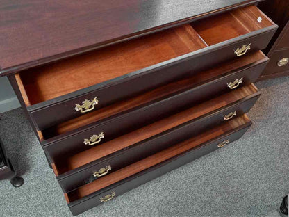 Mahogany Four Drawer Dresser With Cabriole Legs