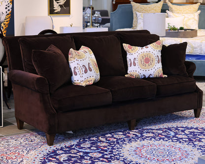 Pearson 3-Cushion Sofa in Chocolate Brown