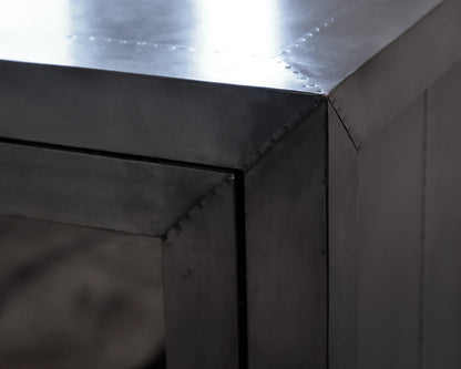 Restoration Hardware La Salle Metal Wrapped Sideboard