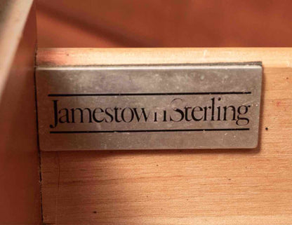 Jamestown Sterling Solid Cherry 7 Drawer Dresser in Eucalyptus Green Finish