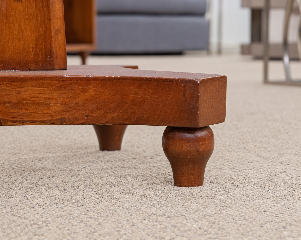 Benchmade Fir Empire Style Drop Leaf Side Table