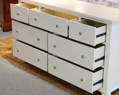 Aspen Furniture 'Cambridge' 9-Drawer Dresser With Mirror
