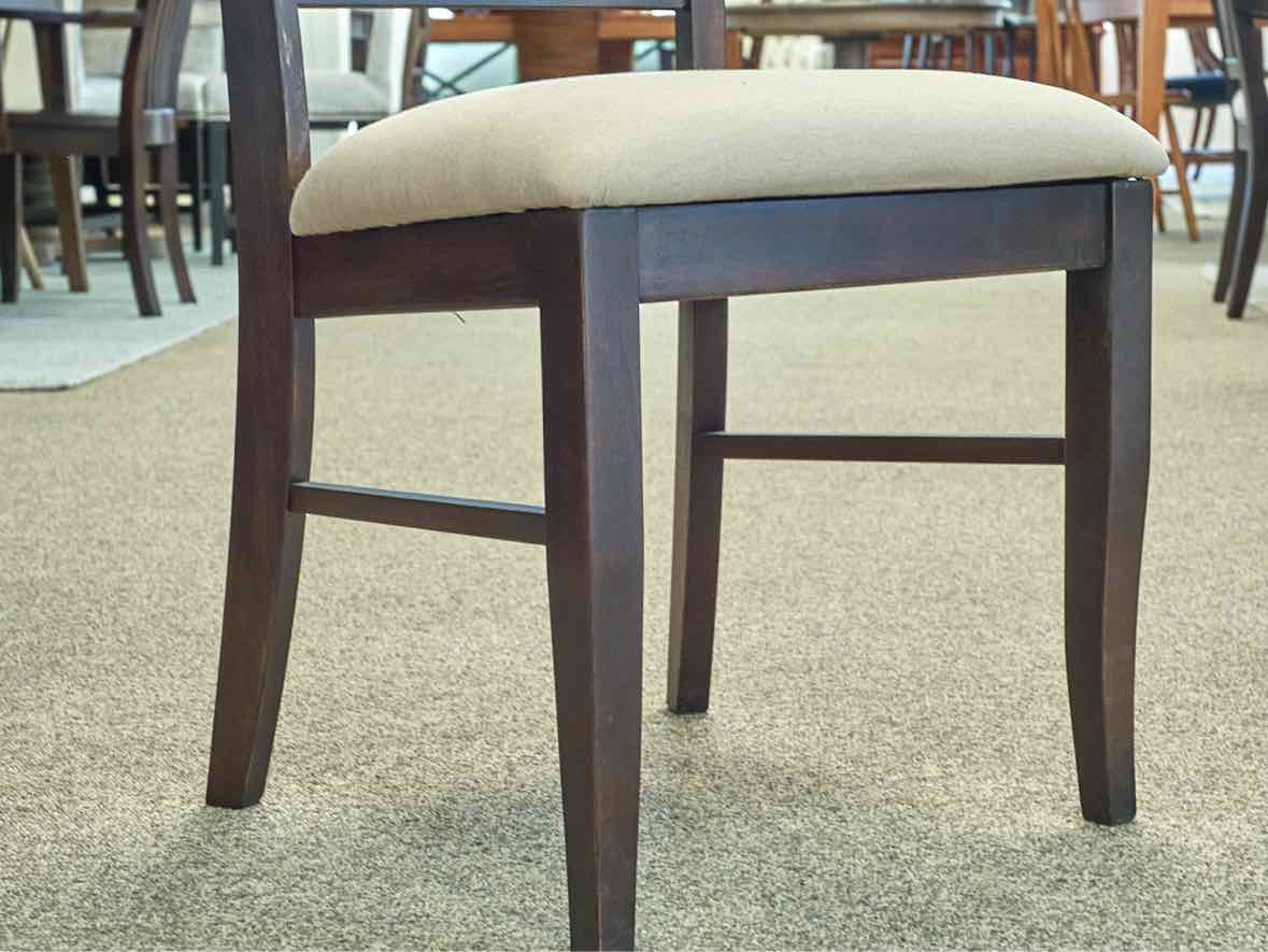 Gat Creek "French Regency" Maple Dining Table & Set of 6 'Burbank' Dining Chairs