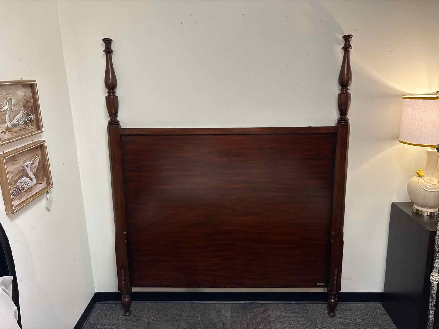 Ethan Allen Mahogany 4-Poster Queen Bed