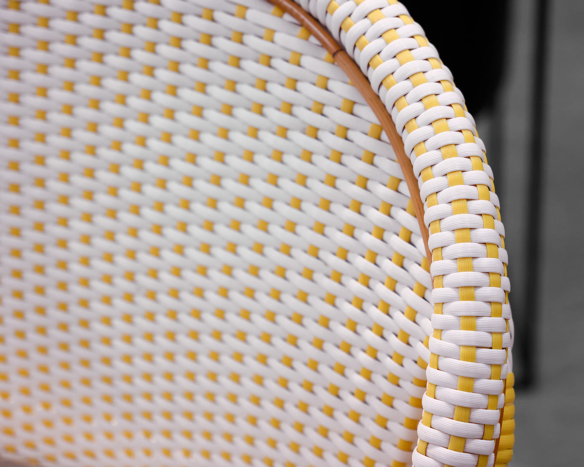 Set of 4 Serena & Lily Rivera Etoile Rattan Dining Chairs