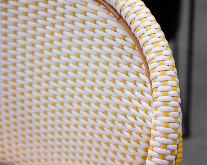 Set of 4 Serena & Lily Rivera Etoile Rattan Dining Chairs