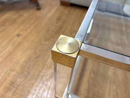Two-Tier Glass Top Coffee Table
