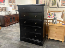 Pottery Barn Black 6 Drawer Chest