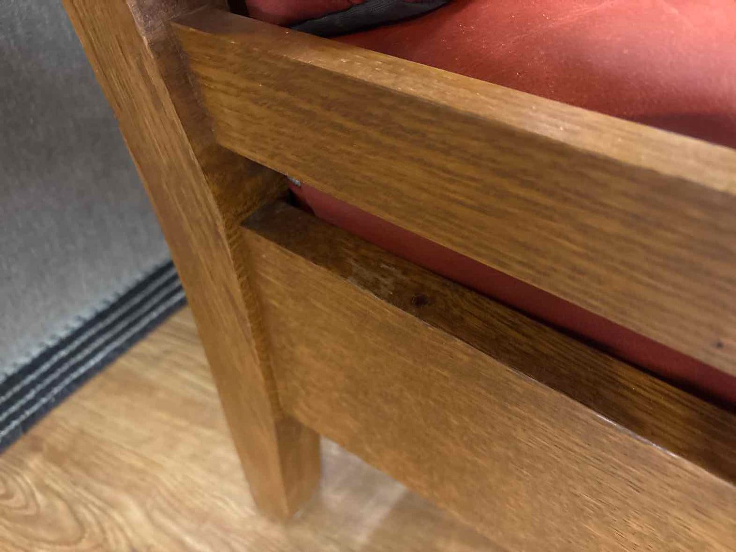 Stickley Bow Arm 'Morris' Chair + Ottoman