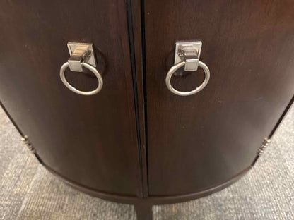 Vanguard Oval Side Table in Espresso