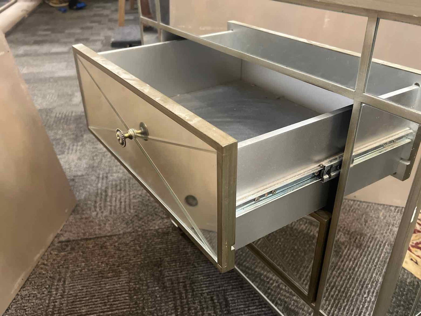 Mirrored 2 Drawer Chest
