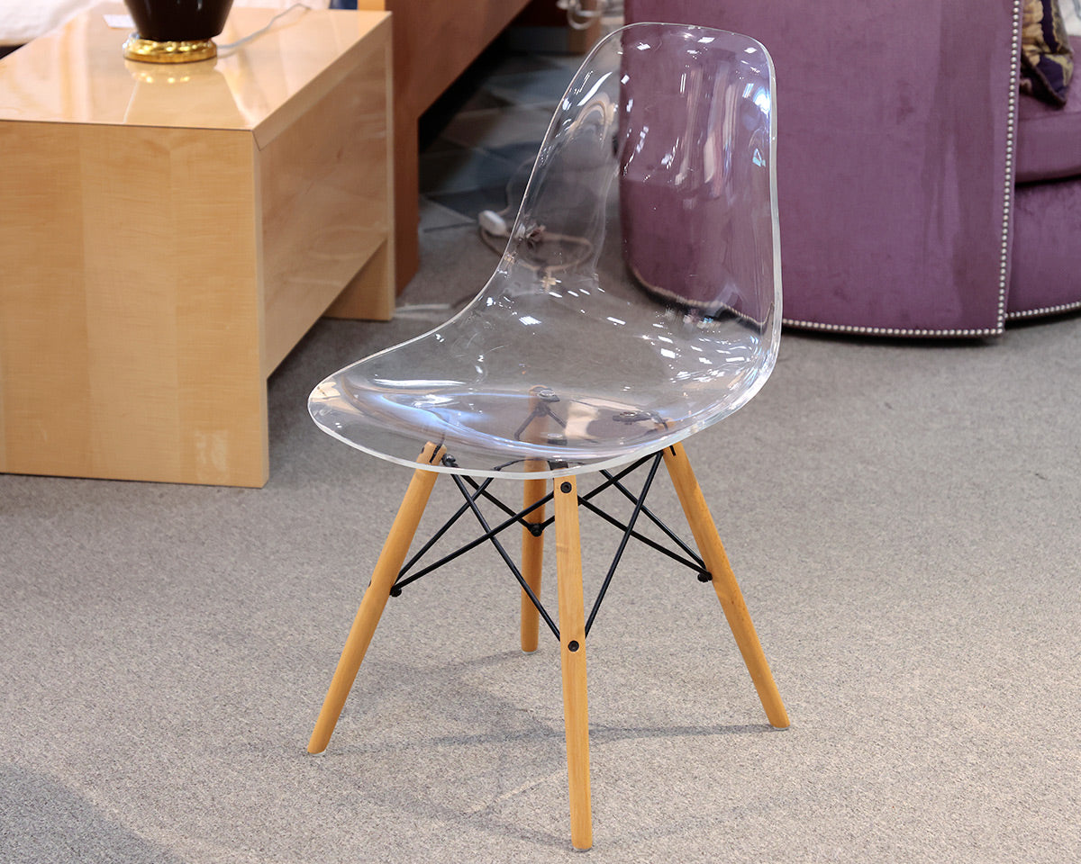 Contemporary Acrylic Office Chair