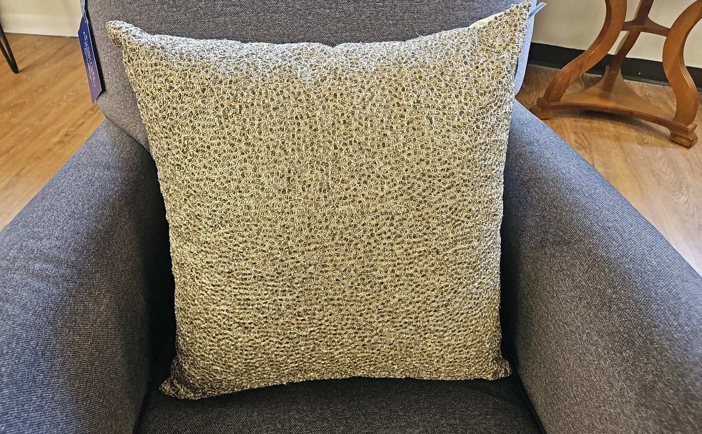 Pair Of Gold Accent Pillows