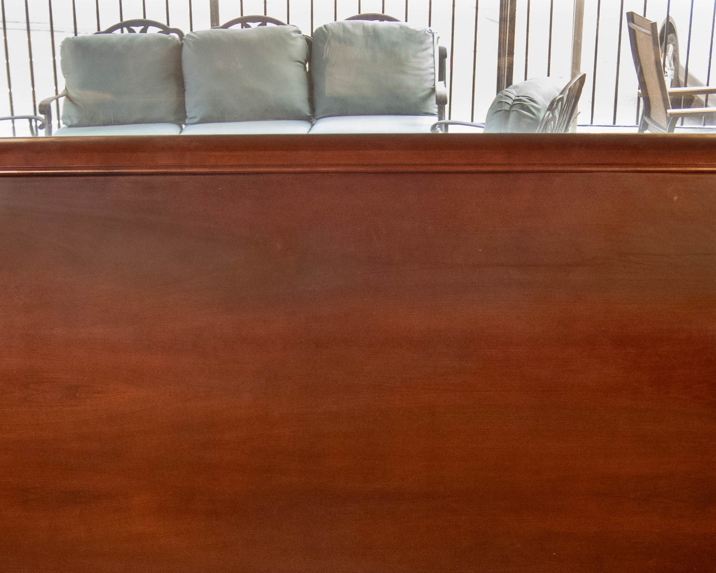 RH Cherry Sleigh King Bed