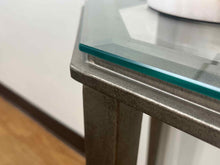 Silver and Glass Console