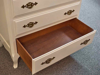 Nine Drawer Chest in Cream Finish