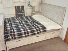 RH Laguna Queen Bed in Whitewash Finish