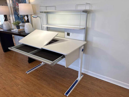 Moll 'Champion' Adjustable Height Desk With Flex Deck Extension