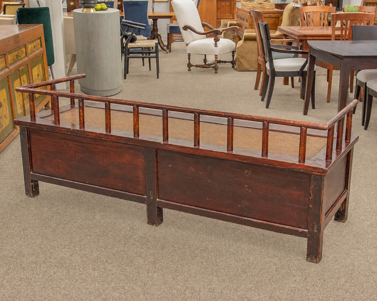 Mohr & McPherson Asian Apothecary Storage Bench