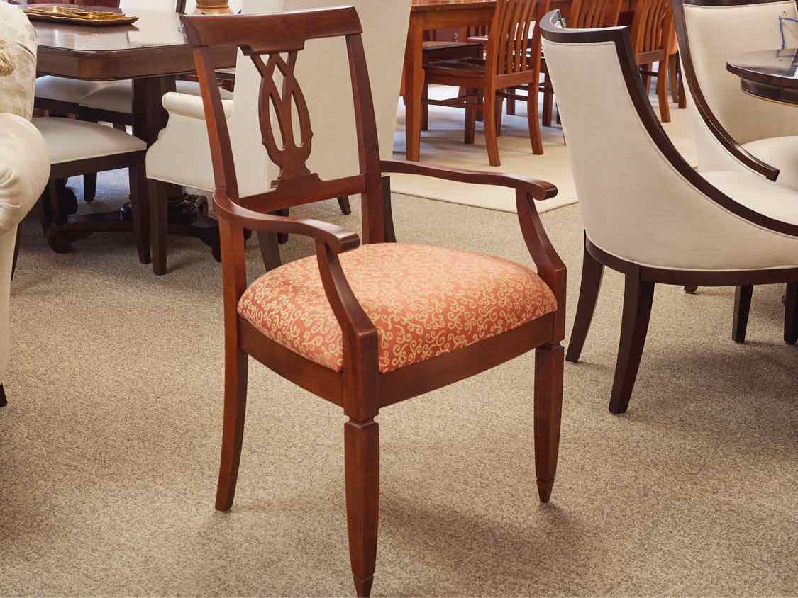 Saloom Cherry Oval  Dining Table with 6 Chairs