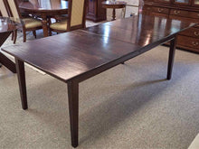 Maple Dining Table with Dark Distressed Finish & (2 )17.5 Leaves