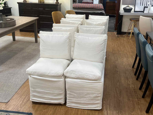 RH Set of 8 'Cloud' Dining Chairs