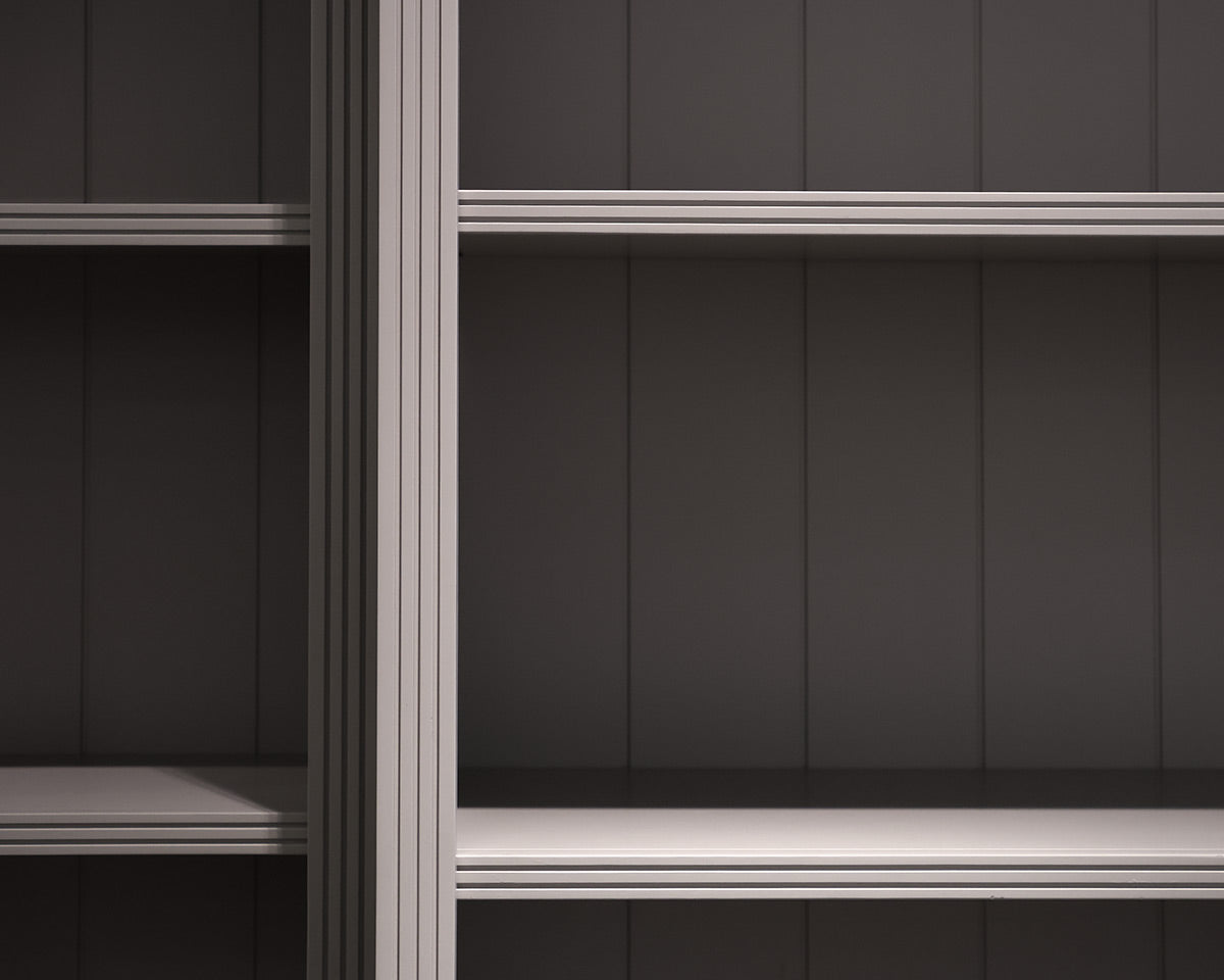 Ballard Design Tuscan 3-Piece Bookcase Set in Taupe Finish