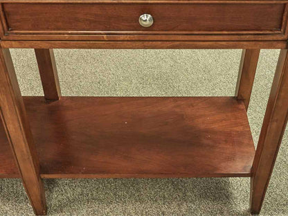 Cherry 2-Drawer Server with Shelf