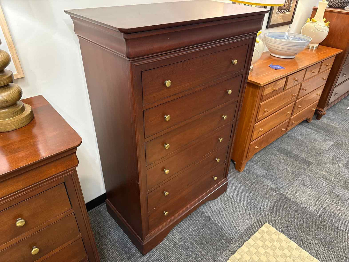 Cherry 7-Drawer Dresser