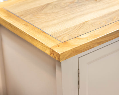 Safavieh 'Charlotte' Console in Grey Finish W/ Light Oak Top