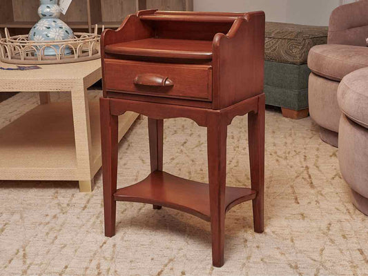 French & Heald  Rock Maple 1 Drawer & Shelf Side Table