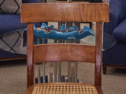 Pair of Caned Seat Side Chairs