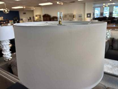 Pair of Quartz Disc Table Lamps