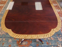 Baker 'Historic Charleston Reproductions' Mahogany Pedestal   Dining Table