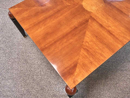 Ethan Allen 'Medallion' Two Tone Cocktail Table