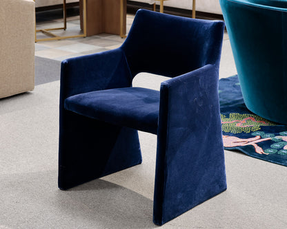Set of 4 CB2 Foley Arm Dining Chairs