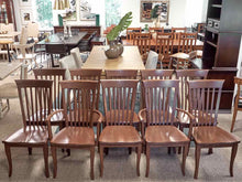 Set of Circle Furniture 10 'Berkeley' Cherry Dining Chairs with Walnut  Finish